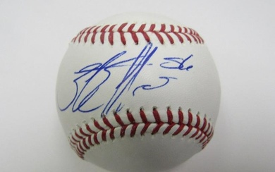 Zac Eflin Phillies Signed OML Baseball JSA 138091