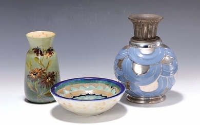 three parts of ceramic, France, around 1900/1930s, a....