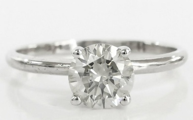0.54 ct H Diamond Designer Ring - 1.27 gr - 14 kt. White gold - Ring - 0.54 ct Diamond