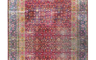 10 x 18 ANTIQUE PERSIAN Kerman Lavar Rug