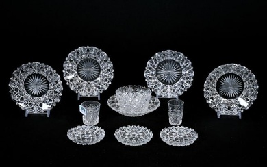 (11) Assorted Items, American Brilliant Cut Glass