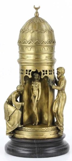 Manner of Bergman, Vienna-style Bronze Harem Scene
