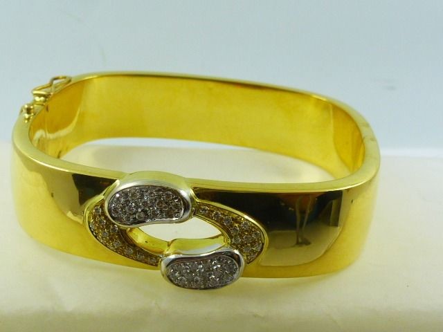 18 kt. Gold - Bracelet - 0.60 ct Diamond