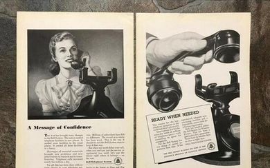 1940's World War II Bell Telephone Advertisements