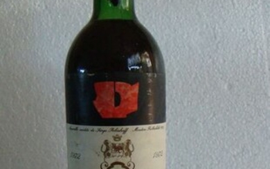 1972 Chateau Mouton Rothschild - Pauillac 2ème Grand Cru Classé - 1 bottle 73 cl