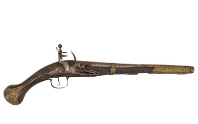 19th Century Ottoman Turkish Flintlock Pistol