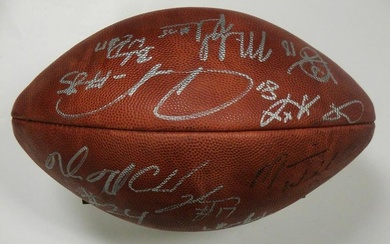 2006 NFL Draft Day Hand Signed Autographed Football 12 Rookie Signatures