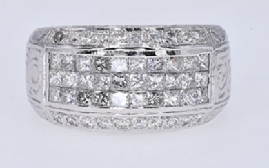 White gold - Ring - 2.23 ct Diamond