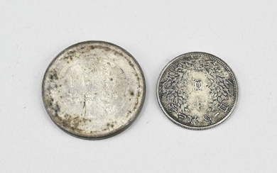 2x Chinese coin