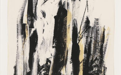 JOAN MITCHELL (1925-1992), Arbres (Black and Yellow)