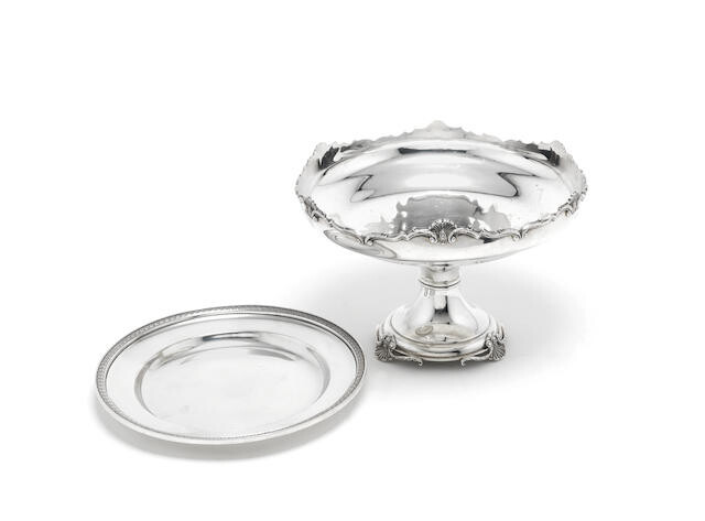 An early 19th century German silver plate