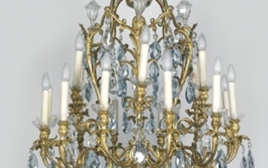 Splendid glass chandelier