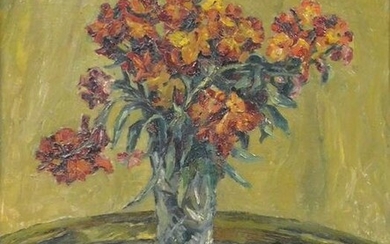 Frans (?) RIEGER (XIX/XX). Floral still life./Frans (?)
