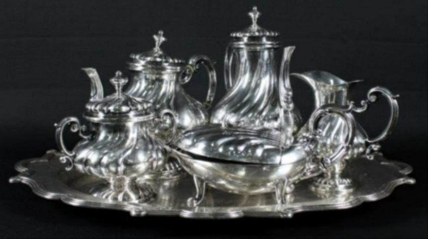 6 Pc. Sterling Silver Teaset