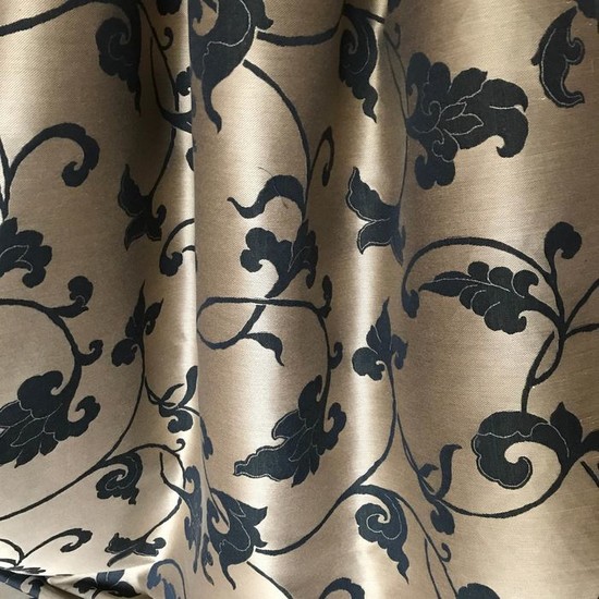 6m x 145cm Magnificent San Leucio damask fabric - Baroque - Cotton - 2018