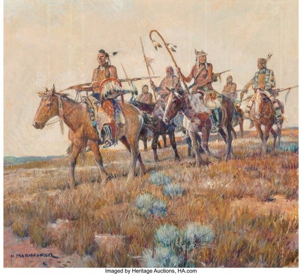 76085: Nick Eggenhofer (American, 1897-1985) Indian War