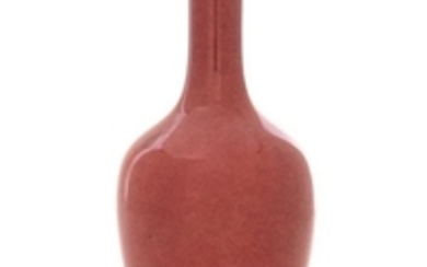 * A Chinese Sang-de-Boeuf Glazed Porcelain Vase