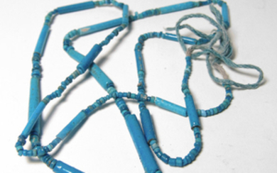 A gorgeous strand of Egyptian faience beads