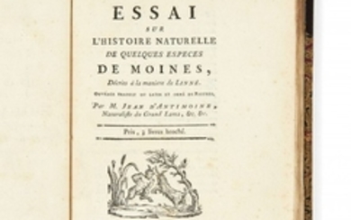 Ignaz von BORN 1742-1791 Essai sur l'histoire naturelle de quelques espèces de moines