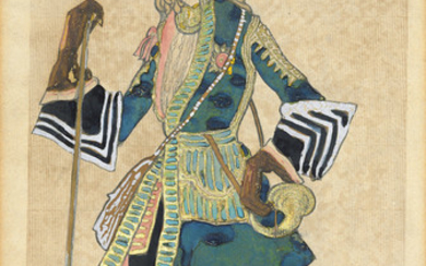 Léon Bakst (1866-1924), Costume design for 'La Belle au bois dormant': Le Prince Charmant