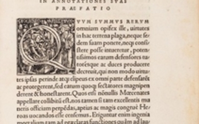 Plinio - Massari, Francesco IN NONUM PLINII DE NATURALI HISTORIA LIBRUM CASTIGATIONES &AMP; ANNOTATIONES, 1537
