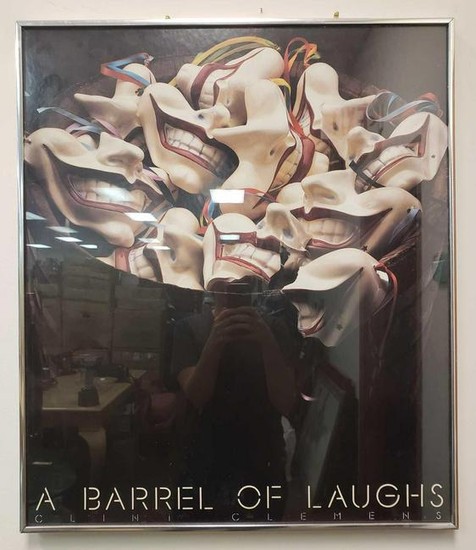 A Barrel of Laughs Clint Clemens Framed Poster