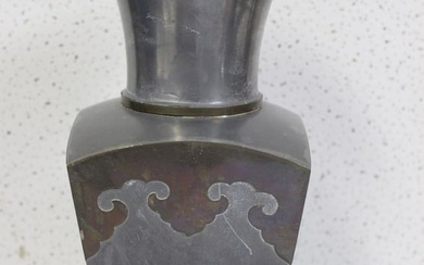 A Chinese Pewter Vase