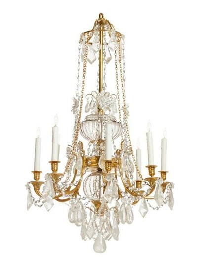 A Continental Neoclassical style chandelier