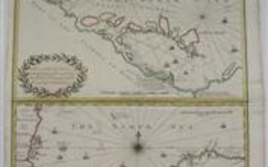 A Draft of the Golden & Adjacent Islands with part of y Isthmus of Darien as it was taken by Capt Ienefer. / A New Map of y Isthmus Darien in America, The Bay of Panama, the Gulph of Callona or St Michael with its Islands and countries adjacent.