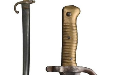 A FRENCH BAYONET FOR CHASSEPOT RIFLE MODEL 1866