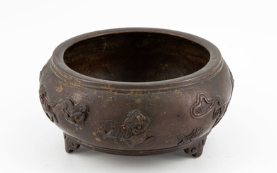 A Fine Bronze Censor, China, 19th Century