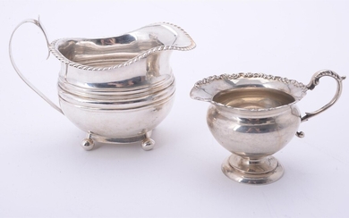 A George IV silver cream jug