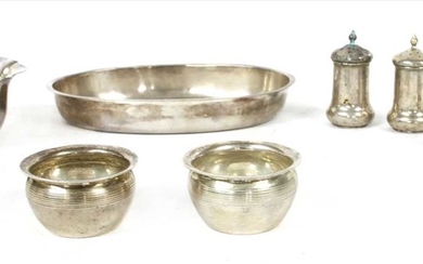 A collection of silver hollowware