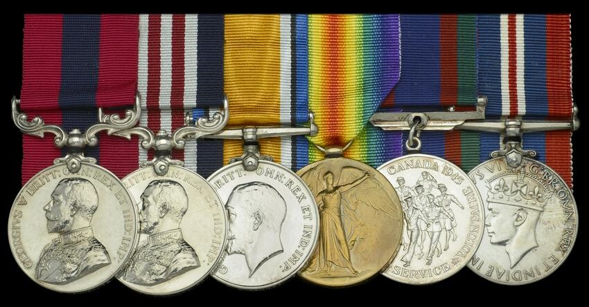 A fine Collection of Medals to the 78th Battalion