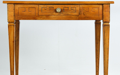 A late Gustavian table, circa 1800.