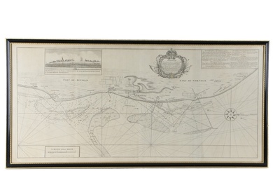 A sea chart of Channells of Cockle & St Nicholas Gatts with ...