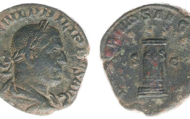 AE Sestertius (Rome AD 248, 15.01 g) - IMP M...