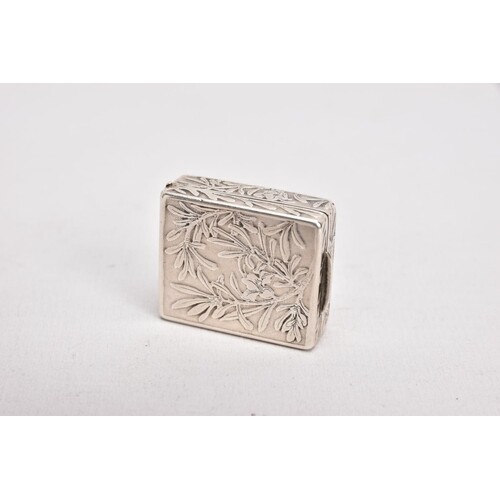 AN EARLY 20TH CENTURY 'TIFFANY & CO' STAMP HOLDER, embossed ...
