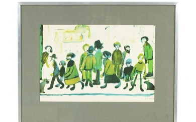 A.R.R. LAURENCE STEPHEN LOWRY (1887-1976) SIGNED PRINT