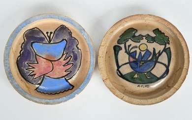 Amelia Pelaez (Cuban,1896 - 1968) Pottery ,2pcs