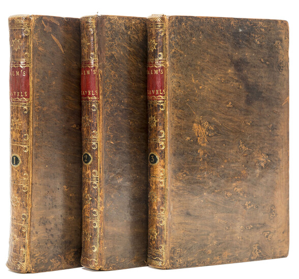 America.- Kalm (Peter) Travels into North America; containing its natural history, and a circumstantial account of its plantations and agriculture, 3 vol., first edition, first issue, Warrington & London, William Eyres, 1770-1771.