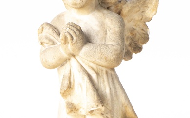 Ange orant en marbre
