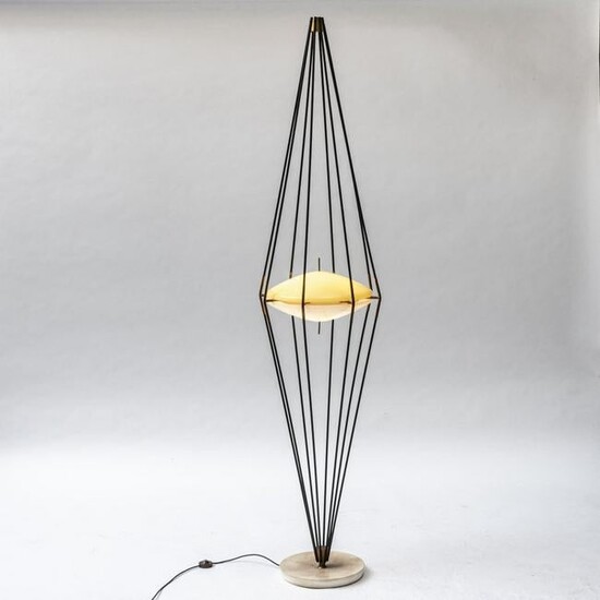 Angelo Lelli, Floor lamp 'Siluro' - '12628', c. 1957