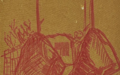 Anonimo SENZA TITOLO pennarelli su carta, cm 34,5x26,5