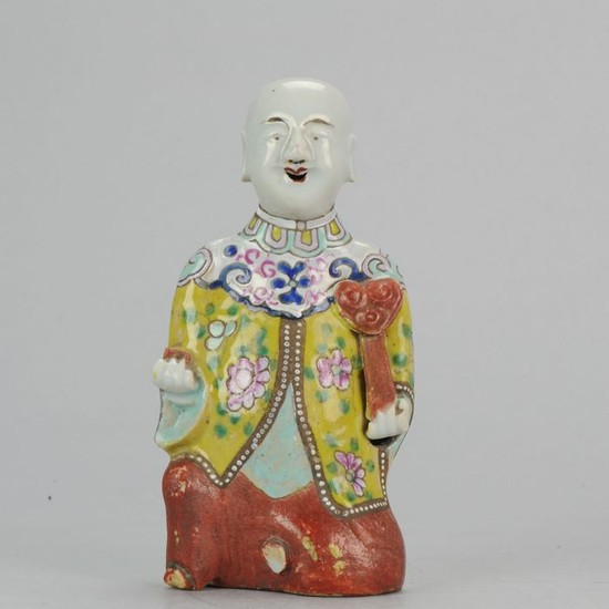 Antique Chinese Statue Porcelain Statue Xianfeng Period Incense Burners 19th c