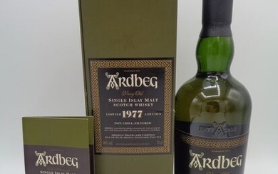 Ardbeg 1977 25 years old - Original bottling - b. early 2000s - 700ml