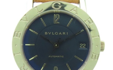 BVLGARI Bvlgari Bvlgari Automatic Watch K18/Leather Black