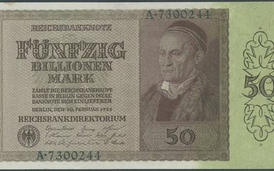 Banknotes - Germany - German Empire from 1871...