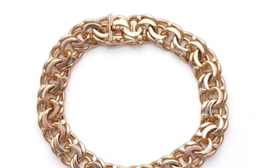 Bismark link European - Pink gold - Bracelet