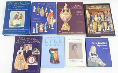 Books: A quantity of Royal Doulton ceramics reference books comprising Royal Doulton Figurines by